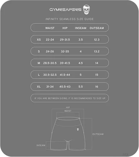 Miniatura 6 de Gymreapers Infinity Pantalones cortos de entrenamiento, sin costuras, de cintura alta, para mujer, pantalones cortos atléticos para gimnasio