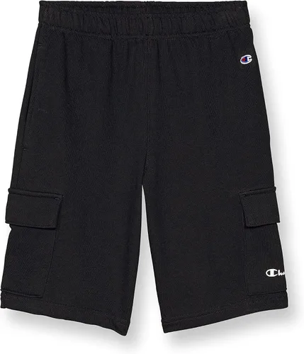 Champion Pantalones cortos para niños, pantalones cortos tipo cargo para hombre, pantalones cortos deportivos con bolsillos tipo cargo, 8 pulgadas
