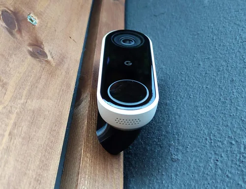 Miniatura 4 de Cuña de montaje en esquina de 45° compatible con Google Nest Hello Video Doorbell de 1ª generación, con cable, te permite apuntar timbre, mejor