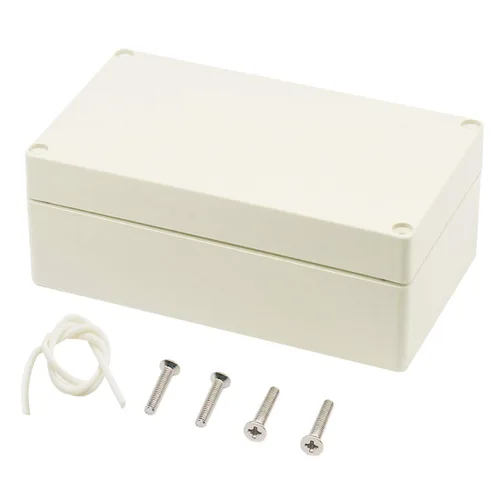 Miniatura 8 de Zulkit Caja de conexiones de plástico ABS a prueba de polvo impermeable IP65 Cajas eléctricas universales Caja de proyectos Gris 3.3 x 2.3 x 1.3