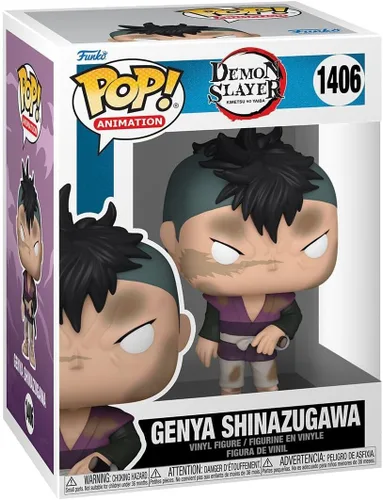 Funko Pop! Animation: Demon Slayer - Genya Shinazugawa - Figura de vinilo coleccionable - Idea de regalo - Producto oficial - para niños y adultos -