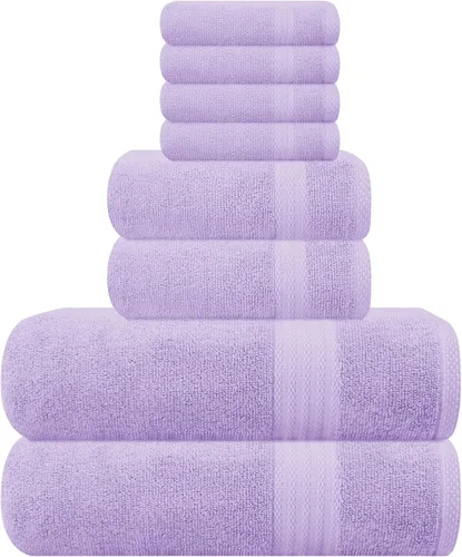 Miniatura 133 de GLAMBURG - Juego de 12 toallas faciales ultrasuaves de 13 x 13 pulgadas, 100% algodón, duraderas y altamente absorbentes, ideales para baño, cocina