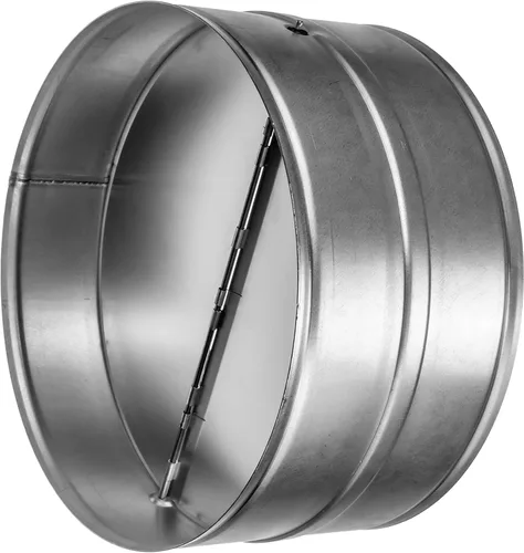 Miniatura 6 de Vent Systems Amortiguador de corriente trasera de 10 pulgadas, conector de conducto de acero galvanizado para flujo de aire unidireccional
