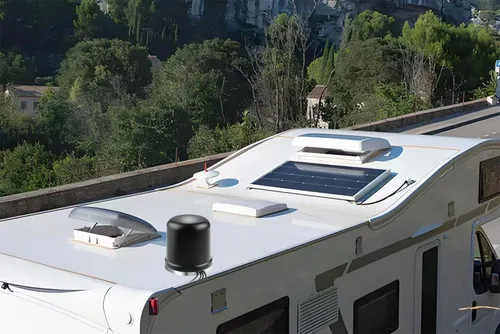 Miniatura 5 de 2x2 MIMO Omnidireccional de perfil bajo 4G LTE 5G Antena externa SMA Macho Conector con cable de 10 pies para aumentar el rendimiento de enrutadores