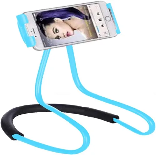 Miniatura 9 de Soporte de teléfono para el cuello - Soporte universal para colgar en el cuello, de uso sencillo, giratorio, con múltiples funciones, soporte Negro