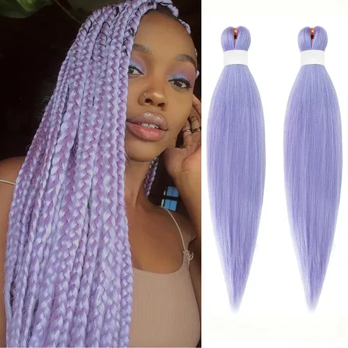 Miniatura 11 de Extensiones de cabello para trenzar preestiradas, color negro, 12 pulgadas, 8 paquetes de cabello natural para trenzar, fácil trenza, ajuste de agua