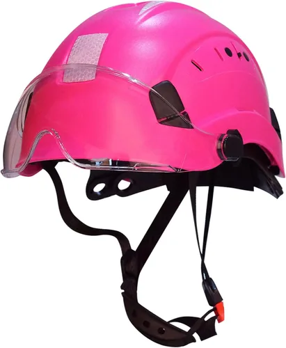 Miniatura 9 de Casco duro negro con calcomanías reflectantes ANSI Z89.1, aprobado por ANSI Z89.1, ajustable, 6 puntos, suspensiones, visera retráctil para Negro 01