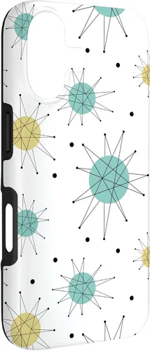 Miniatura 3 de Franciscan Starburst Mid Century Modern Atomic Era Pattern Case for iPhone 17