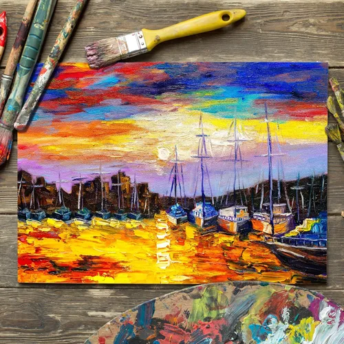 Miniatura 6 de FIXSMITH Tableros de lienzo para pintar de 9 x 12 pulgadas, paquete de 14 lienzos de pintura de gran valor, paneles de lienzo blanco en blanco, 100%