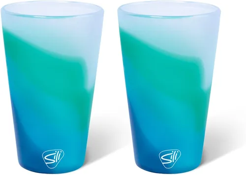 Miniatura 58 de Silipint Vaso de pinta de silicona de 16 oz – Vaso reutilizable irrompible sin BPA de silicona – Apto para lavavajillas, microondas y congelador