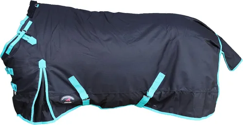 Miniatura 5 de Challenger 1200D Caballo Participación Impermeable Pesado Invierno Manta Negro 551G