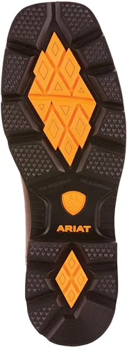 Miniatura 5 de ARIAT Botas de trabajo para hombre Groundbreaker con punta cuadrada ancha e impermeable con punta de acero Marrón oscuro