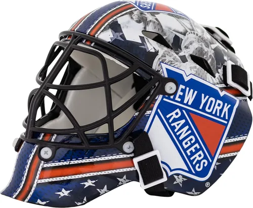 Miniatura 24 de Franklin Sports mini máscara para portero con logo de la NHL