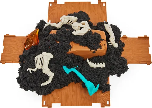 Miniatura 3 de Kinetic Sand, Dino XCavate - Paquete de 3, hecho con arena natural, juguetes sensoriales de arena para niños a partir de 6 años