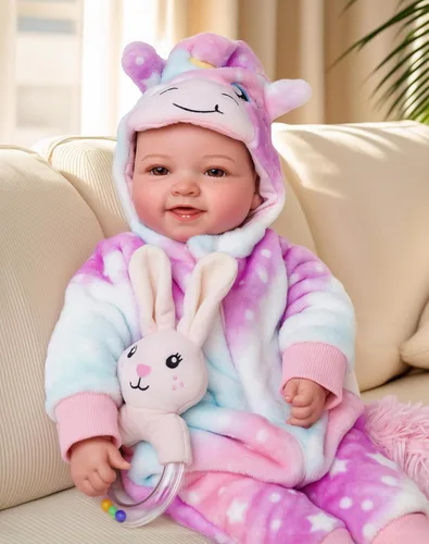 Miniatura 3 de BABESIDE Muñecas de bebé, 17 pulgadas, grande, realista, lindo cuerpo suave, muñecas de bebé de la vida real con accesorios para niñas de más de 3 A