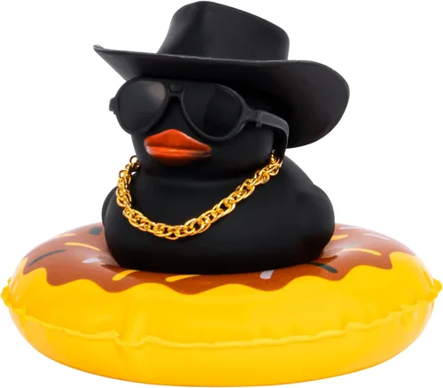 Miniatura 22 de wonuu Accesorios para automóvil, patos de goma, decoraciones de tablero de patos de goma, accesorios rosados, decoración de coche, patos