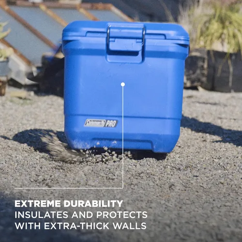 Miniatura 4 de Coleman Pro Enfriador Rígido Premium Ultraligero de Servicio Pesado de 25 cuartos, Aislamiento Extra Grueso Mantiene el Hielo hasta 3 Días, Neptuno