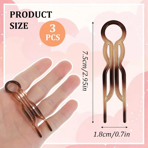 Miniatura 3 de 3 horquillas para el cabello para mujer, horquilla francesa de prestigio, fuertes y duraderas para todo el cabello, accesorios de peinado