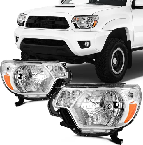Miniatura 17 de Ensamble de faros SCITOO Compatible con 2010-2014 para Subaru Legacy 2010-2014 para Subaru Outback Faros con lente transparente y carcasa cromada