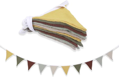 Miniatura 15 de Banderines, Banderines para habitación de bebés y niños pequeños, para decoración de guardería, cumpleaños, boda boho, fiesta de baby shower, evento