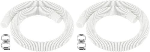 Miniatura 7 de ANTOBLE Manguera de piscina de 1.25 pulgadas y 3 pies para Intex, mangueras de repuesto de bomba de piscina, filtro de plástico blanco para piscinas