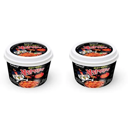 Miniatura 7 de Samyang Carbo Buldak Tteokbokki Pastel de arroz coreano instantáneo 6.31 onzas
