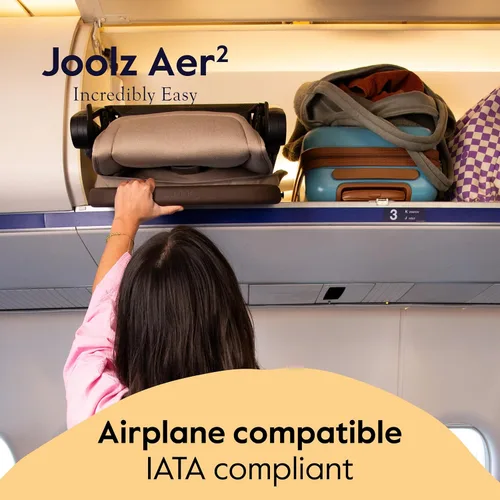 Miniatura 6 de Joolz Aer2 - Cochecito de viaje ligero para bebés y niños pequeños, cochecito plegable ultracompacto con una sola mano, asiento reclinable, toldo
