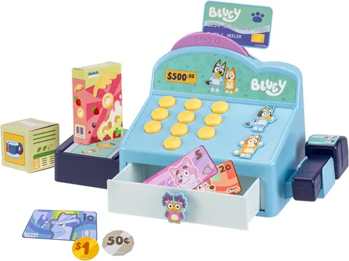 Miniatura 8 de Juego de Cocina de Bluey para Niños de 4 a 8 años, Juego de Cocina de Simulación de 0.91m de Alto, Incluye Estufa, Fregadero, Horno y Más de 20