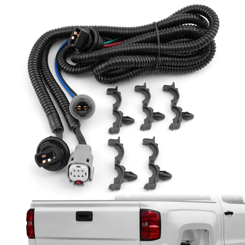TOP-MAX Arnés de repuesto para luz trasera derecha del pasajero para GMC Sierra 2016 2017 2018 2019, arnés de cableado impermeable sellado NBR