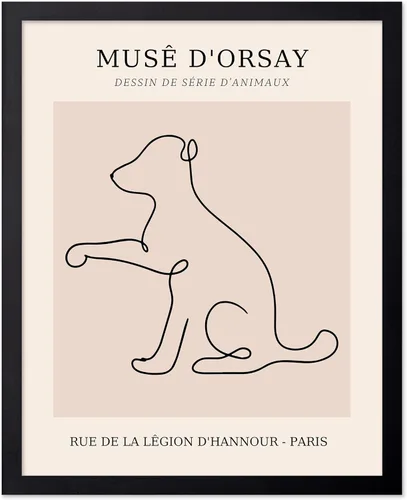 Miniatura 33 de Poster Master Póster Vintage – Impresión Retro de Dachshund – Arte de Perro – Dibujo Lineal – Arte de Boceto – Regalo para Niños, Niñas y Amantes