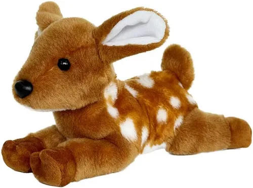 Miniatura 12 de Animal de peluche realista de 8 pulgadas para niños, con postura acostada, peluche para niños y niñas, adultos, cumpleaños, abrazo, enseñanza