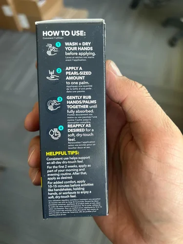 Miniatura 6 de SweatBlock Loción antitranspirante de manos para palmas sudorosas, 1.69 onzas líquidas, tamaño de viaje, tratamiento de hiperhidrosis de secado
