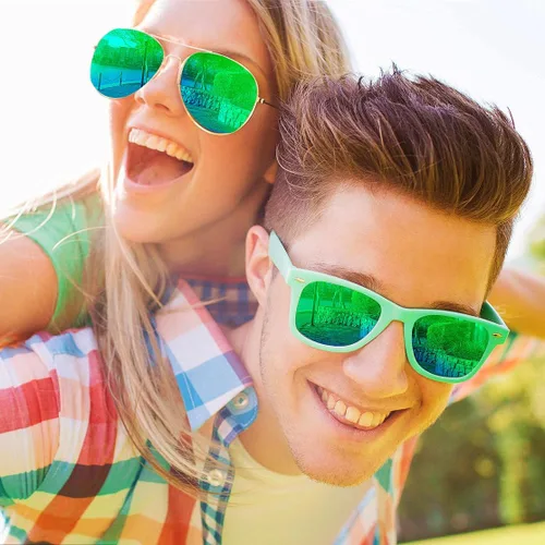 Miniatura 9 de EYEGLA - Lentes de sol al por mayor para adultos, regalos para fiestas, estilo retro, tonos clásicos