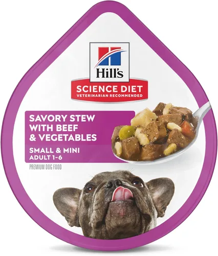 Miniatura 12 de Hill's Science Diet Small & Mini, Alimento húmedo para perros adultos 1-6, nutrición premium para razas pequeñas y mini, paquete variado: pollo