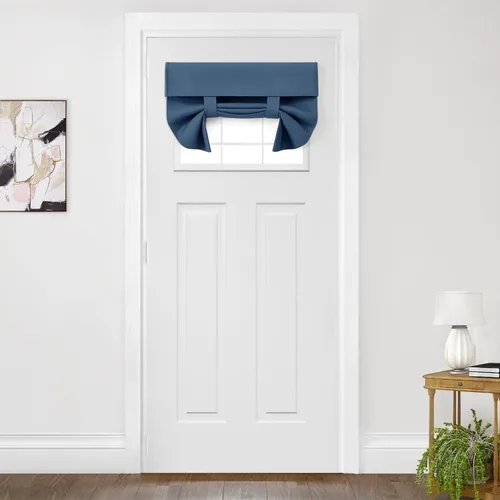Miniatura 46 de HOMEIDEAS Cortinas Opacas para Aula para Puerta Principal, Cubierta de Ventana de Puerta de Aula, Persianas de Privacidad con Aislamiento Térmico