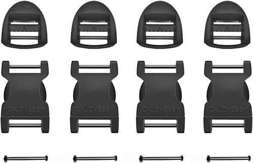 Miniatura 11 de Hebilla de liberación lateral rápida de 1 pulgada, clip ajustable sin costura, reemplazo de plástico para correas de nailon, cinturón de mochila 2-2
