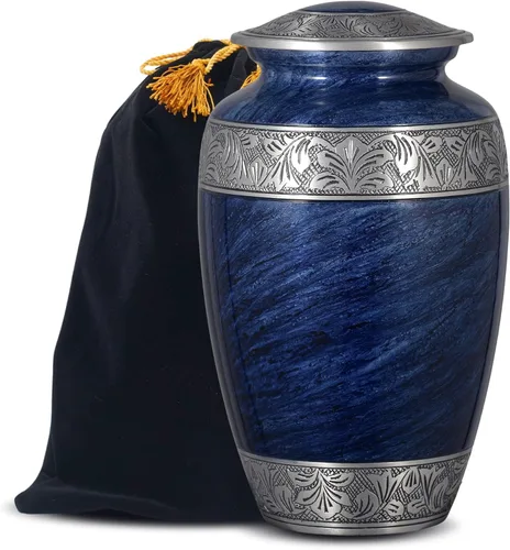 Miniatura 9 de Urna para cenizas humanas para mujeres adultas, urna de entierro, urna decorativa, urna funeraria, urna de cremación para mujeres y hombres, grande