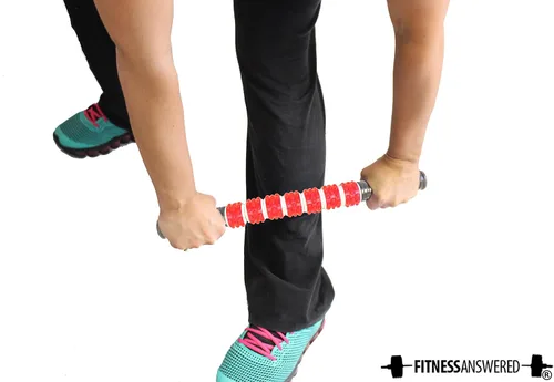 Miniatura 7 de The Stick Massage Roller Original Palo de masaje muscular para piernas Rojo - Es Rubber