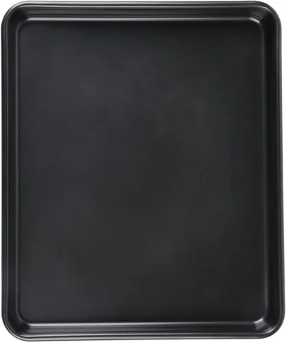 Miniatura 5 de Juego de 2 bandejas antiadherentes para hornear y bandejas de galletas de 12.7 pulgadas para horno, sin PFOA (negro)