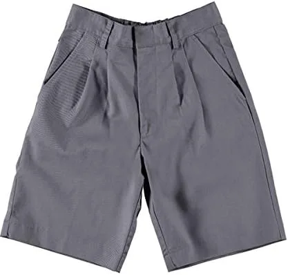 Miniatura 2 de Universal Pantalón corto de uniforme escolar plisado delantero para niño, Gris, 8