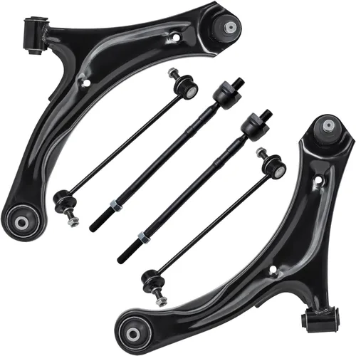 Miniatura 323 de Detroit Axle - Kit de extremo delantero para Chrysler 300 Dodge Charge Challenger 2011-2023, 2 brazos de control inferiores traseros 2 rótulas
