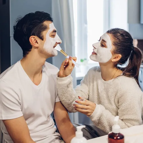 Miniatura 5 de Patelai 20 cepillos de silicona para máscara facial con caja de almacenamiento, silicona epoxi facial barro cosmético aplicador de máscara