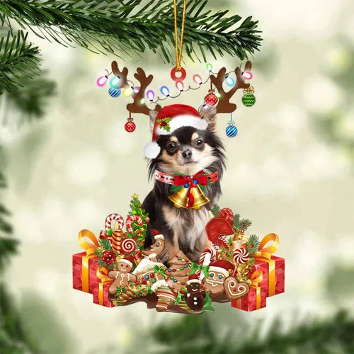 Miniatura 81 de Nazenti Adorno de Navidad personalizado de reno de Alaskan Malamute – Adorno de perro personalizado para amantes de las mascotas, acrílico plano