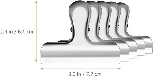 Miniatura 6 de 8 clips de chips resistentes para bolsas de alimentos, accesorios de clip portátiles para cocina, oficina, escuela, accesorios