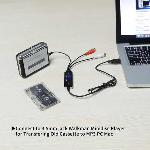 Miniatura 3 de capturador de cassette a mp3 para Windows 10/8.1/8/7 y Mac OS 10.11 USB 2.0