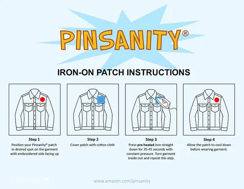 Miniatura 2 de Pinsanity Parche bordado para planchar a mano Zombie Rock
