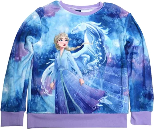 Miniatura 3 de Disney Frozen II Girl's Long Sleeve Woobie Shirt Sweatshirt