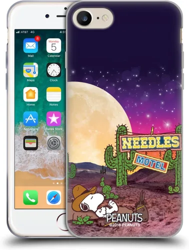 Miniatura 42 de Head Case Designs Funda de gel con licencia oficial de Peanuts Nebula Cactus Needles Snoopy Space Cowboy [protección de grado militar] compatible