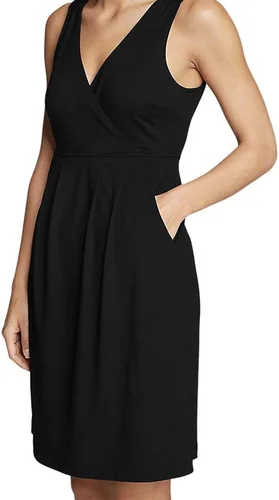 Miniatura 3 de Eddie Bauer Vestido cruzado Aster para mujer - Sólido