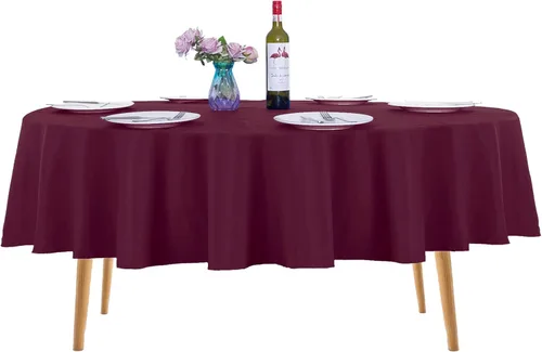 Miniatura 41 de Ascoza Paquete de 2 manteles rectangulares blancos de 60 x 84 pulgadas, tela de poliéster de 4 pies, para bodas, banquetes, restaurantes y fiestas
